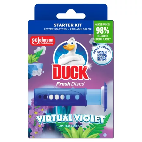 Duck Fresh Discs WC-öblítő korong Virtual Violet 36ml