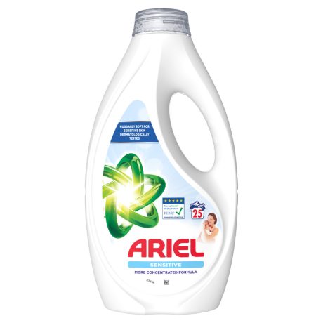 Ariel Sensitive folyékony mosószer univerzális - 25 mosás 1,125L