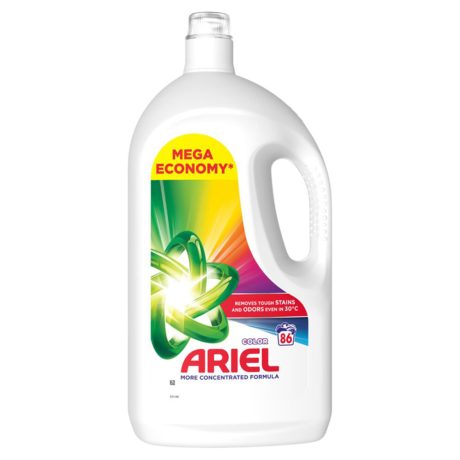 Ariel Color folyékony mosószer színes ruhákhoz - 86 mosás 3,87L