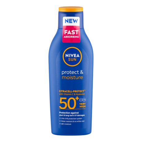 Nivea Sun Protect & Moisture naptej SPF50 200ml