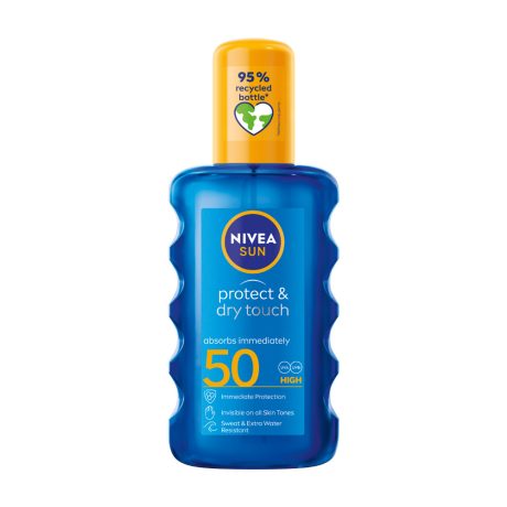 Nivea Sun Protect & Dry Touch naptej spray SPF50 200ml