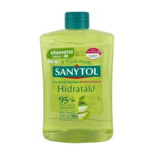   Sanytol fertőtlenítő és hidratáló folyékony szappan utántöltő Zöld tea és Aloe vera 500ml
