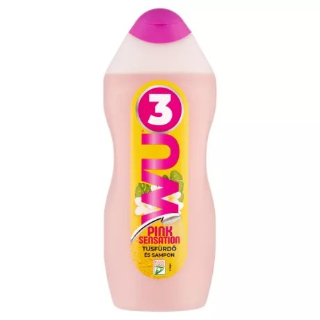 WU3 Tusfürdő és sampon Pink Sensation 850ml