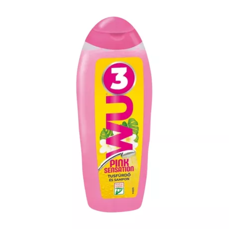 WU3 Tusfürdő és sampon Pink Sensation 280ml