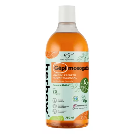 Herbow gépi mosogatószer Narancs 75 mosogatás 750ml
