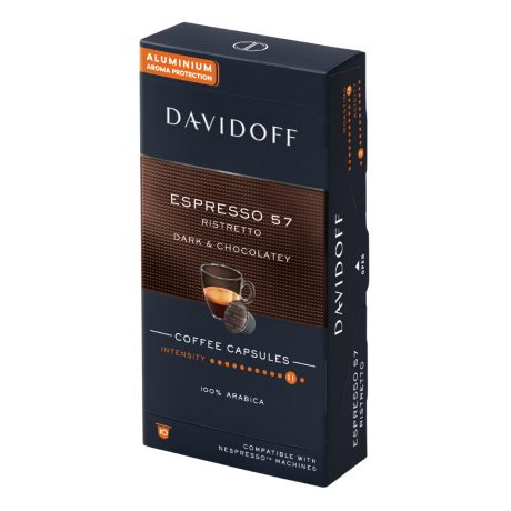 Davidoff Espresso 57 Nespresso kompatibilis kávékapszula 10db