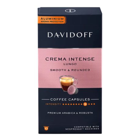 Davidoff Cream Intense Lungo Nespresso kompatibilis kávékapszula 10db
