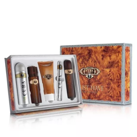 Cuba Gold férfi ajándékcsomag 2db EDT + after shave + dezodor + tusfürdő