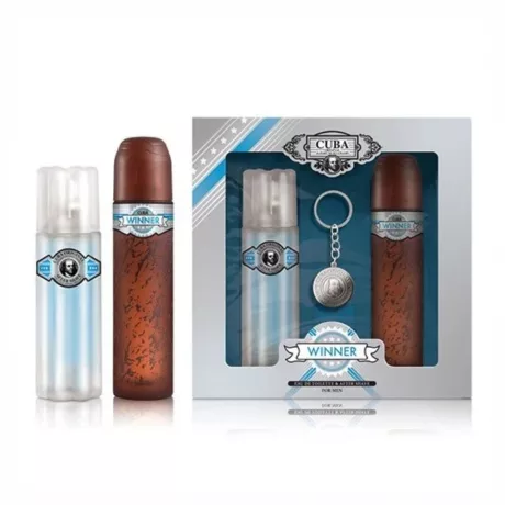 Cuba Winner ajándékcsomag kulcstartóval EDT + after shave