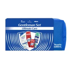   P&G Gentleman's Set Ajándékcsomag neszeszerrel - Head & Shoulders Sampon + Old Spice Tusfürdő + Deo Stift + Gillette Borotvazselé