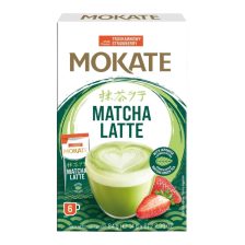 Mokate Matcha Latte italpor Eper 6x14g