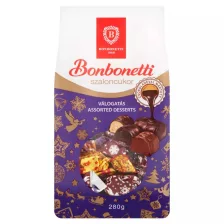   Bonbonetti Ét- és tejcsokoládés szaloncukor válogatás 280g