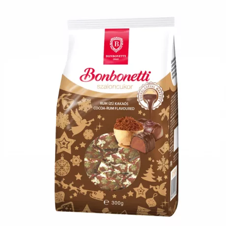 Bonbonetti Rum ízű kakaós szaloncukor 280g
