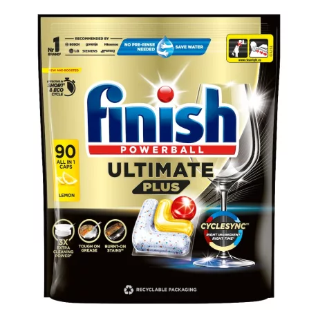Finish Ultimate Plus Lemon mosogatógép tabletta 90db