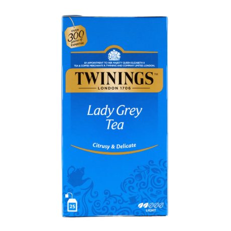 Twinings Lady Grey Citrus ízű fekete tea 25 filter