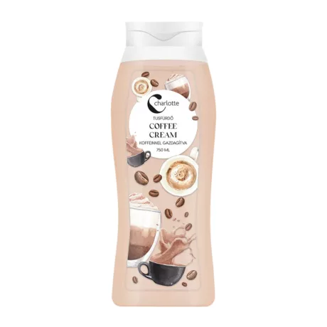 Charlotte Coffee Cream koffeines tusfürdő 500ml