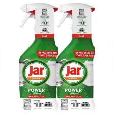   Jar Power Spray Duo erős zsíroldó mosogató- és tisztítószer Narancs 2x500ml