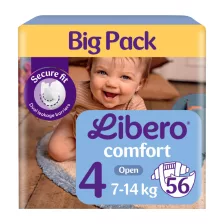 Libero Comfort 4 nadrágpelenka Big Pack 7-14kg 56db