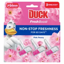 Duck Fresh Boost WC-öblítő rúd Pink Peony 3x16g