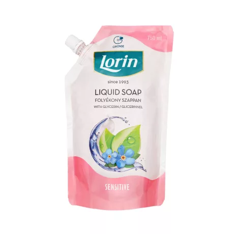 Lorin folyékony szappan utántöltő Sensitive 750ml