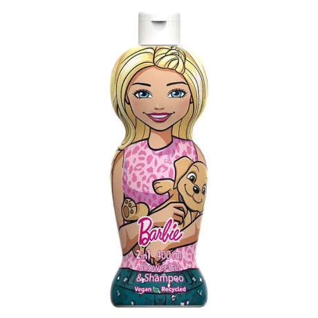 Air-Val Barbie gyerek tusfürdő és sampon 400ml
