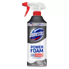   Domestos Power Foam WC és fürdőszoba tisztító hab Limescale 435ml