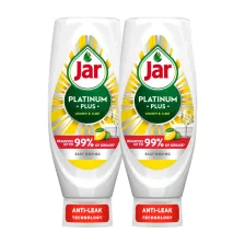   Jar Platinum Plus kézi mosogatószer Citrom és Lime 2x660ml