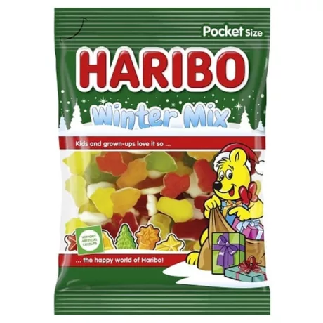Haribo Winter Mix gumicukor 80g