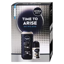   Nivea Men Time to Arise Ajándékcsomag - Tusfürdő + Golyós dezodor