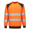 Portwest CD805 WX2 Eco Hi-Vis pulóver narancs-fekete