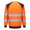 Portwest CD805 WX2 Eco Hi-Vis pulóver narancs-fekete