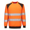 Portwest CD805 WX2 Eco Hi-Vis pulóver narancs-fekete