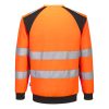 Portwest CD805 WX2 Eco Hi-Vis pulóver narancs-fekete