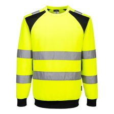Portwest CD805 WX2 Eco Hi-Vis pulóver sárga-fekete
