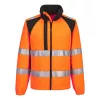 Portwest CD807 WX2 Eco Hi-Vis fleece kabát narancs-fekete