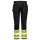 Portwest CD858 WX2 Eco Hi-Vis Class 1 lengőzsebes nadrág sárga-fekete
