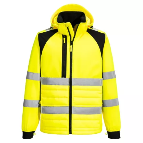 Portwest CD863 WX2 Eco Hi-Vis Hybrid dzseki sárga-fekete
