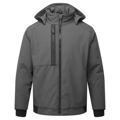 Portwest CD874 WX2 Eco bélelt kabát (2L) metál szürke