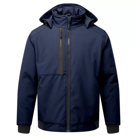 Portwest CD874 WX2 Eco bélelt kabát (2L) sötét tengerészkék