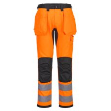   Portwest CD889 WX2 Eco Hi-Vis lengőzsebes nadrág narancs-fekete