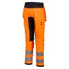 Portwest CD889 WX2 Eco Hi-Vis lengőzsebes nadrág narancs-fekete