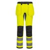 Portwest CD889 WX2 Eco Hi-Vis lengőzsebes nadrág sárga-fekete