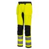 Portwest CD889 WX2 Eco Hi-Vis lengőzsebes nadrág sárga-fekete