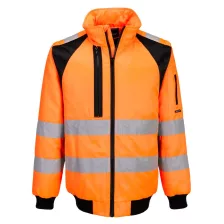  Portwest CD898 WX2 Hi-Vis 2 az 1-ben pilóta dzseki narancs-fekete
