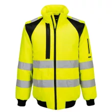   Portwest CD898 WX2 Hi-Vis 2 az 1-ben pilóta dzseki sárga-fekete