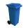 Kommunális hulladéktároló kerékkel Kék 120L