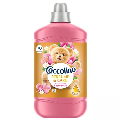 Coccolino Perfume & Care öblítő Honeysuckle & Sandalwood - 70 mosás 1610ml