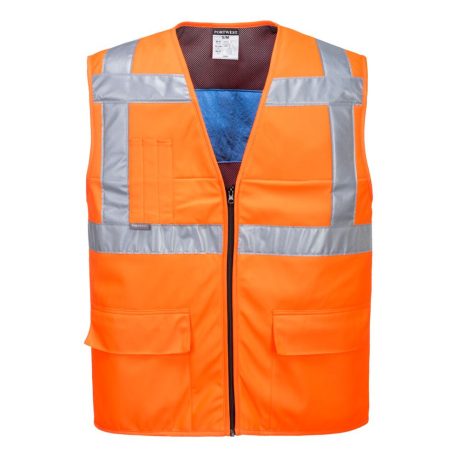 Portwest CV02 Hi-Vis hűsítő mellény narancs
