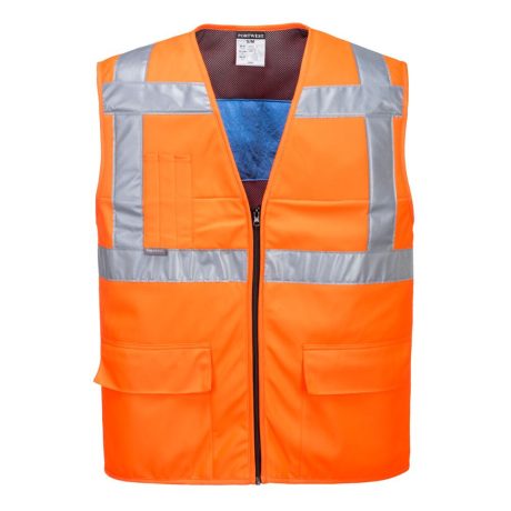 Portwest CV02 Hi-Vis hűsítő mellény narancs