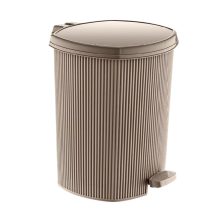 Stripes pedálos szemetes kivehető vödörrel Bézs 20L